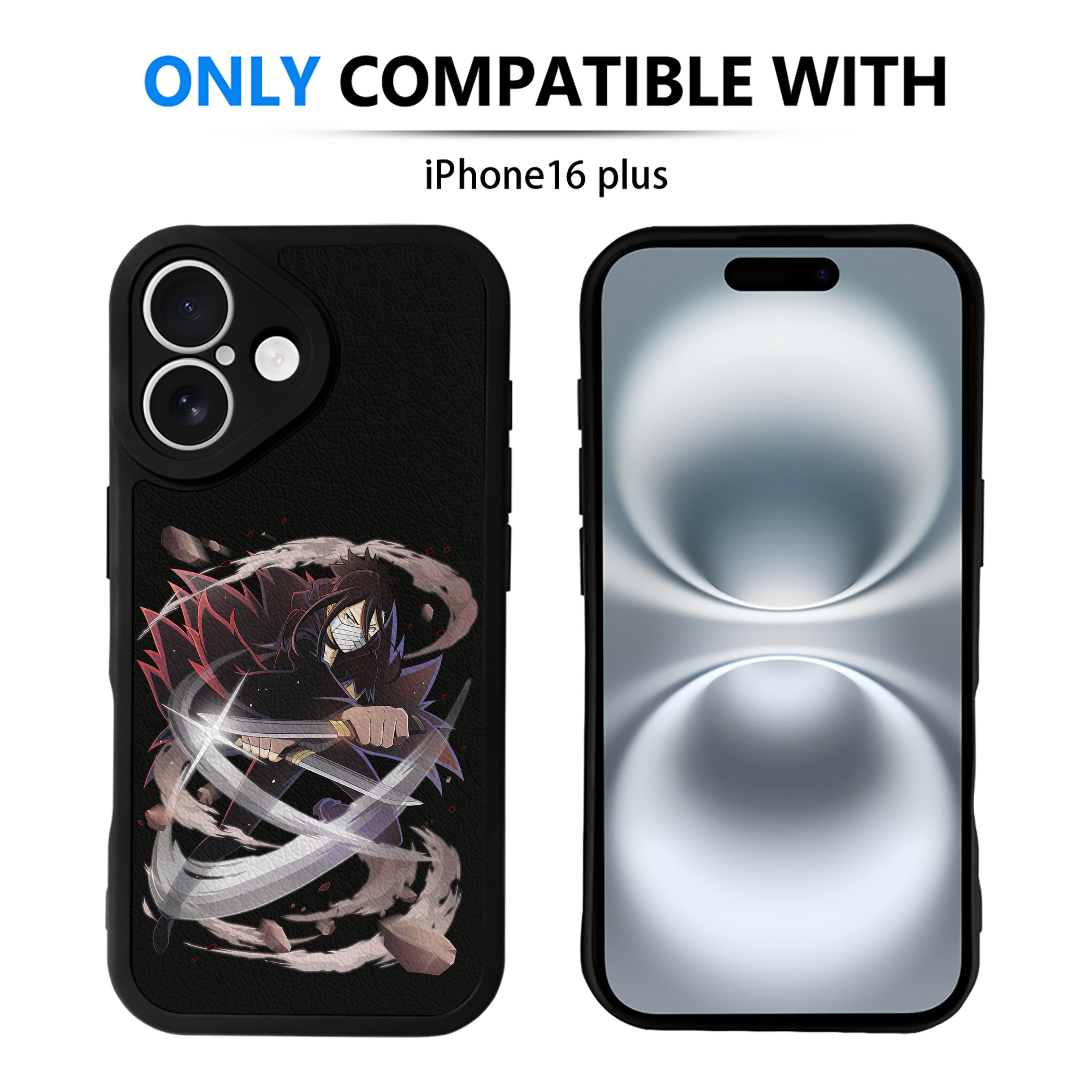 （画像用） 文豪ストレイドッグス Bungo Stray Dogs 【iPhone 16シリーズ対応】シリコンスマホケース（レザー調） 材質：シリコン